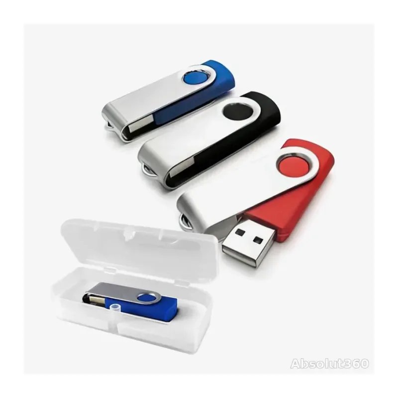 USB llave de 4 GB con estuche plástico personalizado