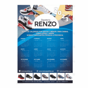 Calendarios Publicitarios Modelo 7 (100 und)