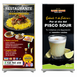 Banner con Roll Screen Modelo 1