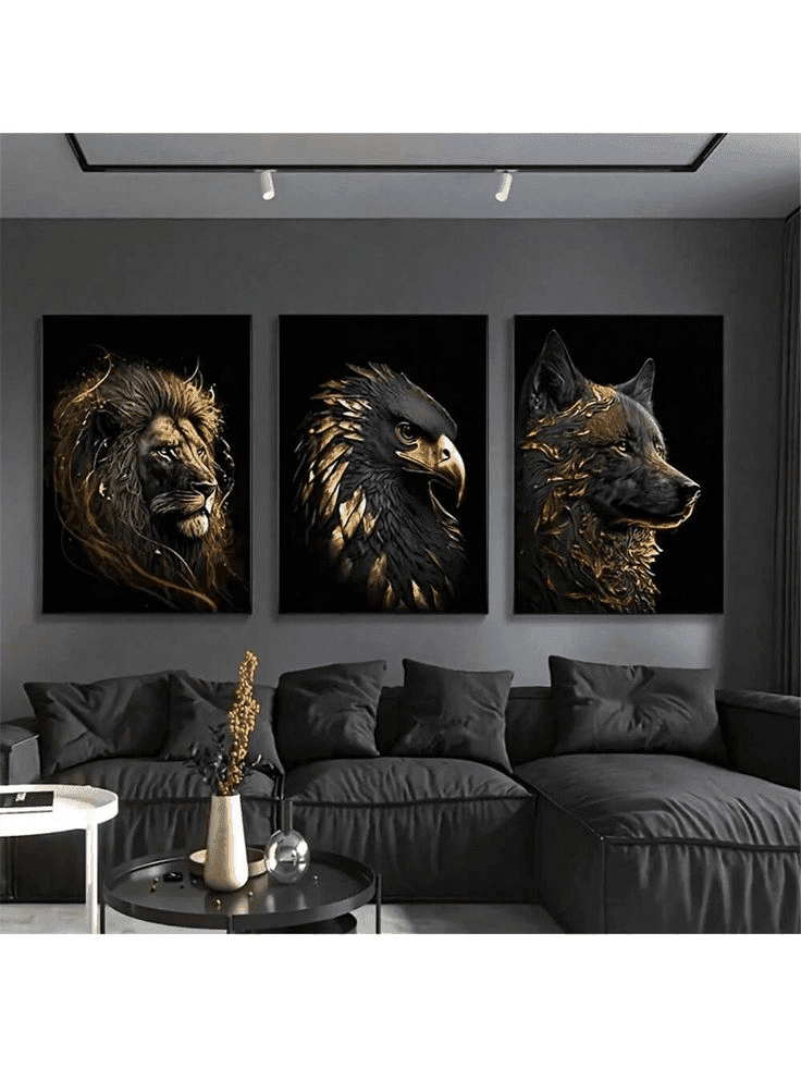 Cuadros Decorativos de 3 Piezas Personalizados | Decoración Moderna para Hogar y Oficina - Imagen 2
