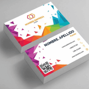 Impresión de 1,000 Tarjetas de Presentación – Diseño Incluido – Papel Couche Premium