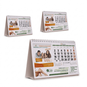 Calendarios de Escritorio Personalizados 2026 (100 und) – Merchandising Corporativo Premium - M4