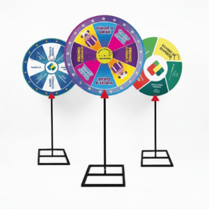 Ruleta con Parante Personalizada | Juego Publicitario para Eventos y Activaciones BTL